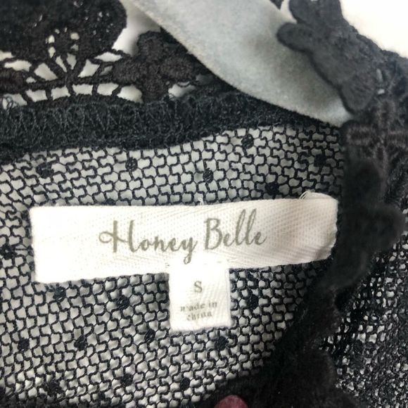 Honey Belle | Black Sheer Bodysuit - Picture 4 of 7